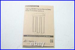 ISpring WCB32C Whole House Water Filter System w 20In Sediment Carbon Filters
