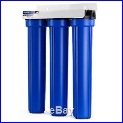 ISpring #WCB32-O 3-Stage 20 inch x 2.5 inch Whole House Filtration System 3/4NPT