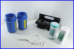 ISpring WGB21BM 2-Stage Whole House Water Filtration System w 1 Inch Ports
