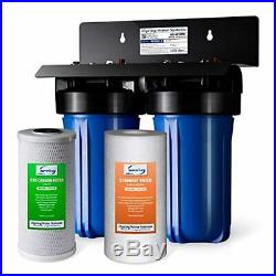 ISpring WGB21B 2-Stage Whole House Water Filtration System, 10 x 4.5 Big Blue