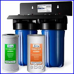 ISpring WGB21B 2-Stage Whole House Water Filtration System, 4.5X10 Big
