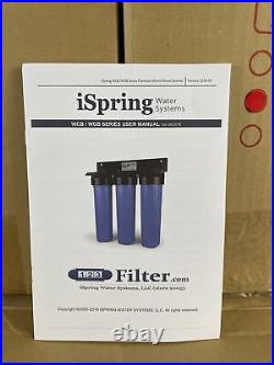 ISpring WGB21B 2-Stage Whole House Water Filtration System, with 10 x 4.5