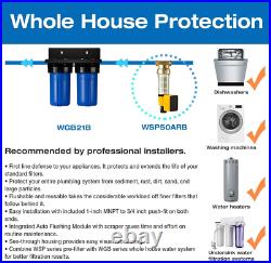 ISpring WGB21B 2-Stage Whole House Water Filtration System with 10 x 4.5 and