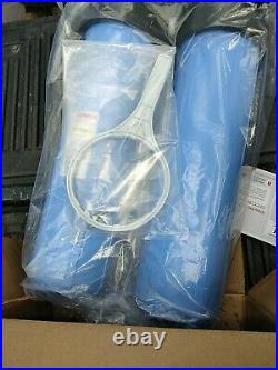 ISpring WGB22B 2-Stage Whole House Water Filtration System Big Blue 20 x4.5