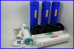 ISpring WGB32BM 3 Stage Whole House Water Filtration System w 20 Inch Filters