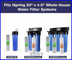 ISpring WGB32B 3 Stage 20-Inch Whole House Water Filtration System