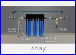ISpring WGB32B 3 Stage 20-Inch Whole House Water Filtration System (read DESCR)