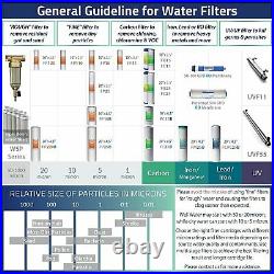ISpring WGB32B 3-Stage Whole House Water Filter System Sediment & Carbon Block