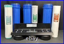 ISpring WGB32B 3 Stage Whole House Water Filtration System New Open Box