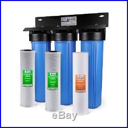 ISpring WGB32B 3-Stage Whole House Water Filtration System with20-Inch Big Blue