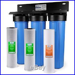 ISpring WGB32B 3-Stage Whole House Water Filtration System with 20-Inch Big Blue