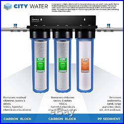 ISpring WGB32B 3-Stage Whole House Water Filtration System with 20 x 4.5 Big and