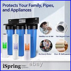 ISpring WGB32B-DS Whole House Water Filter System with Sediment, Polyphosphate