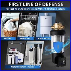 ISpring WSP50ARJ-BP Whole House Prefilter, Spin-Down Sediment Water Filter