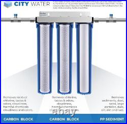 ISpring Whole House Water Filter System, Highly Reduces up to 99% Chlorine, New