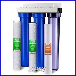 ISpring Whole House Water Filter System with 20 x 2.5 Sediment & Carbon Water