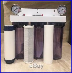Iron/Sulfur Removal Whole House Water Filter System for Drinking Water Clear