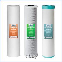 Ispring Whole House Water Filter Cartridge Replacement Pack with Sediment, Carbo