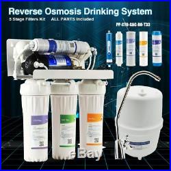 MS 5 Stage RO Water Filter System Set Reverse Osmosis with all Parts Whole House