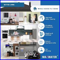 Max Water 2 Stage (Sediment, Odor & Improving Taste) Whole House 10 inch, Standa