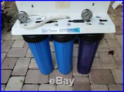 Max Water 3-Stage 20x4.5 Whole House Big Blue Water Filtration/Purifier System