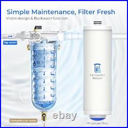 Mega Spin Down Sediment Filter, Reusable Whole House Water Filter System