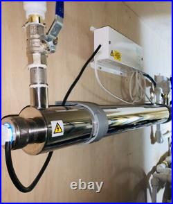 NEWUltra Violet, UV Water Treatment System 36l/min Whole House Steriliser Filter