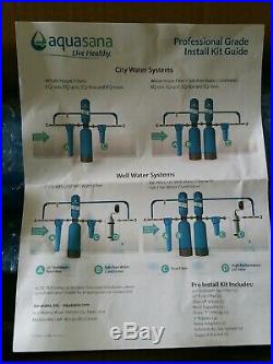 NEW Aquasana EQ-1000- 10-Year1,000,000 Gallon Whole House Water Filter Kit only