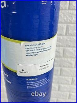 NIB $600 Aquasana EQ-AST-WH Whole House Salt Free Water Conditioner Tank 6 years
