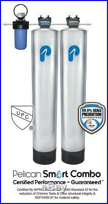 New Pelican Whole House Water Filtration System and Water Softner Combo Unit