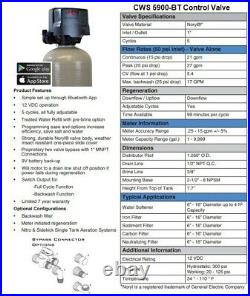 Nitrate & Sulfate Well Water Filter Whole House Well Water Filter 5900-BT 2.5 CF