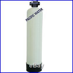 PACIFIC WATER 10x54 WHOLE HOUSE CARBON FILTER IN/OUT VALVE 1.5 CU FT MEDIA