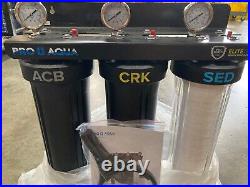 PRO+AQUA ELITE GEN2 Whole House 3 Stage Well Water Filter System PRO-100-E