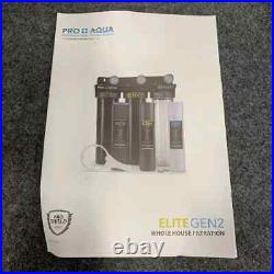 PRO+AQUA PRO-100-E Elite Gen2 3-Stage Whole House Water Filter Filtration System