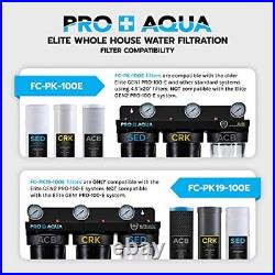 PRO+AQUA Whole House Heavy Metals Well Water Filter Replacement Set 3 Stage
