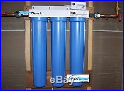 PURA-UV-Triple Housing Whole-House System with Sediment Filtration 8 GPM