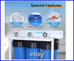 PUREPLUS Whole House Water Filter System 3 Stage 20 Home Water Filtration