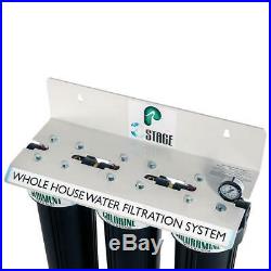 Pelican Water 3 Stage Whole House Filtration System Home Chlorine Filter Drink
