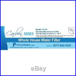 Pelican Water Drinking Water Filter Carbon Replacement Media PC600 Whole House