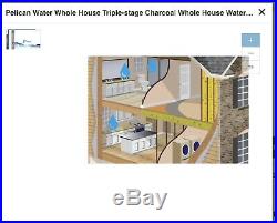 Pelican Water Whole House Triple-stage Charcoal Whole House Water Filtration Sys