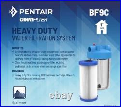 Pentair BF9C Water Filter System, 10 Whole House Heavy Duty Filtration Syste