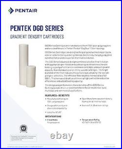 Pentair Pentek DGD-5005 Big Blue Water Filter 10-Inch Whole House Sediment Fi