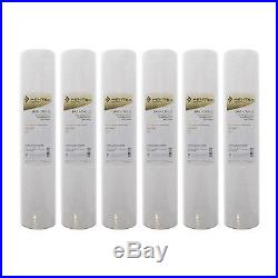 Pentek DGD-2501-20 1 Micron Whole House 20 Inch Sediment Water Filter 6 Pack