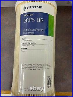 Pentek ECP5-BB 5 Micron Whole House Pleated Sediment Water Filter 12 Pack