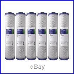 Pentek EP-20BB 5 Micron Whole House 20 Inch Carbon Block Water Filter 6 Pack