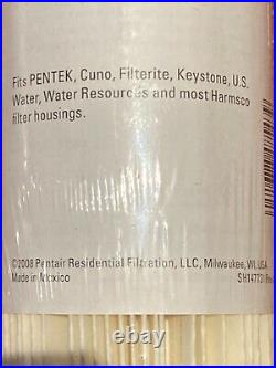 Pentex/Pentor/Pentair ECPI-20 Whole House Water Filter 1 Micron Lot 12 assorted