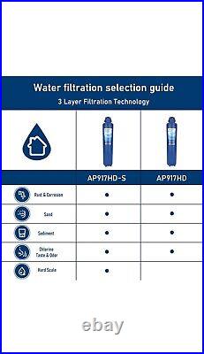 Percola PCL-65 AP917HD Whole House Sanitary Quick-Change Water Filter