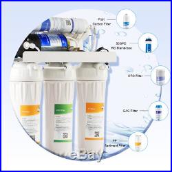 Powered Whole House Water Filter Purifier Fast Flow With 5 Stage Filters 50 GPD