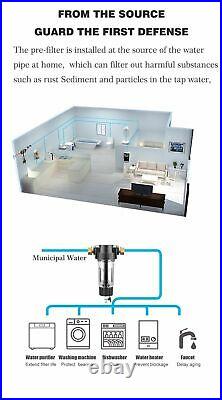 Pre Filter Whole House Water Filter Central Purifier System 40micron 316