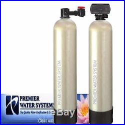 PremierSoft Water Conditioner 20 GPM Backwash Whole house Carbon Filter KDF55